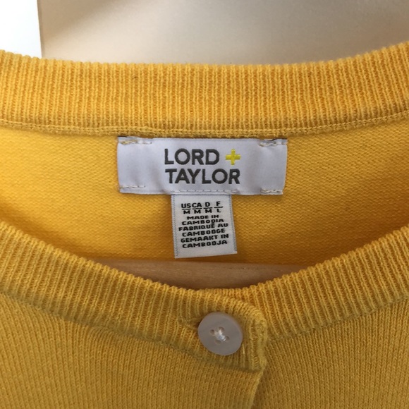 NWOT UNWORN Lord & Taylor Cotton Cardigan - Picture 2 of 4